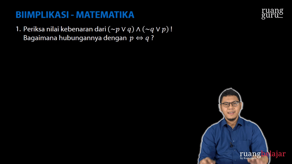 Video Belajar Latihan Soal Logika Matematika Matematika Wajib Untuk