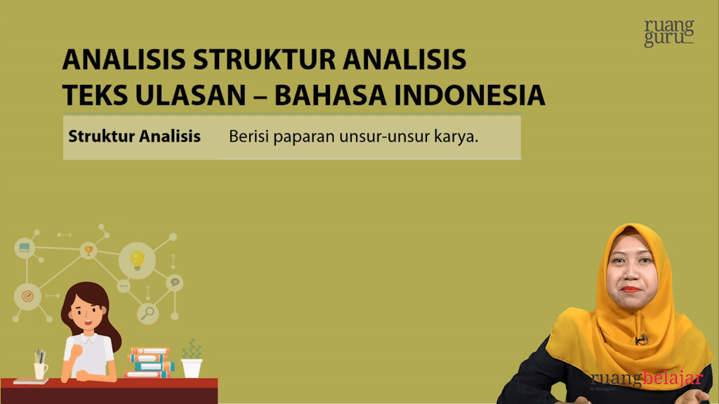 Video Belajar Analisis Struktur Analisis Teks Ulasan Bahasa Indonesia