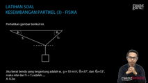 Latihan Soal Kesetimbangan Partikel (3)