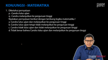 Latihan Soal 1 Logika Matematika