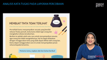 Analisis Kata Tugas pada Laporan Percobaan