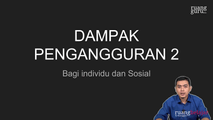 Dampak Pengangguran 2