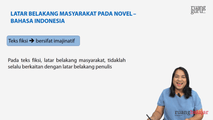 Latar Belakang Masyarakat pada Novel