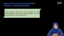 Analisis Istilah-istilah pada Teks Eksposisi