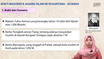 Bukti Masuknya Agama Islam ke Nusantara