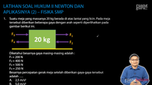 Latihan Soal Hukum II Newton dan Aplikasinya (2)