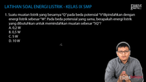 Hubungan Beda Potensial dan Energi Listrik