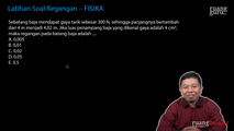 Latihan Soal Regangan