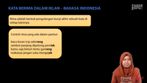 Kata Berima dalam Iklan