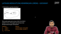 Latihan Soal Menghitung Kemiringan Lereng