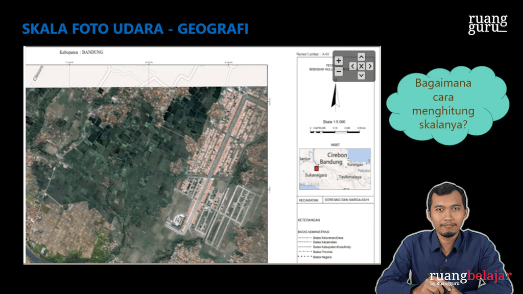 Video Belajar Menghitung Skala Citra Atau Foto Udara Geografi Untuk ...