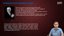 Interaksi Sosial menurut Blumer