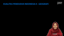 Kualitas Penduduk Indonesia II