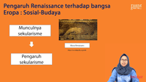 Pengaruh Rennaissance terhadap bangsa Eropa - Sosial-Budaya