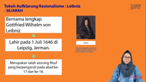 Tokoh Rasionalisme - Gottfried Leibniz