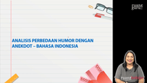 Analisis Perbedaan Humor dengan Anekdot