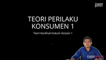 Teori Perilaku Konsumen 1