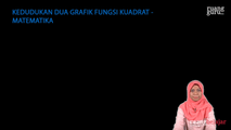 Kedudukan Dua Grafik Fungsi Kuadrat