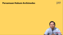 Persamaan Hukum Archimedes