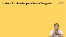 Hukum Archimedes pada Benda Tenggelam