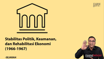 Stabilitas Politik, Keamanan, dan Rehabilitasi Ekonomi