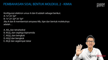 Pembahasan Soal Bentuk Molekul 2