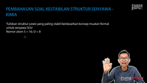 Pembahasan Soal Kestabilan Struktur Senyawa