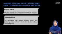 Analisis Gagasan Umum dan Penjelas pada Teks Eksposisi