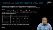 Soal Penentuan Laju Reaksi dari Perubahan Massa