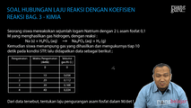Soal Hubungan Laju Reaksi dengan Koefisien Reaksi Bag. 3