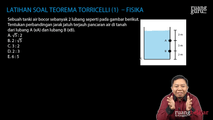 Latihan Soal Teorema Torrcelli (1)