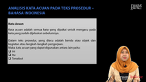 Analisis Kata Acuan pada Teks Prosedur