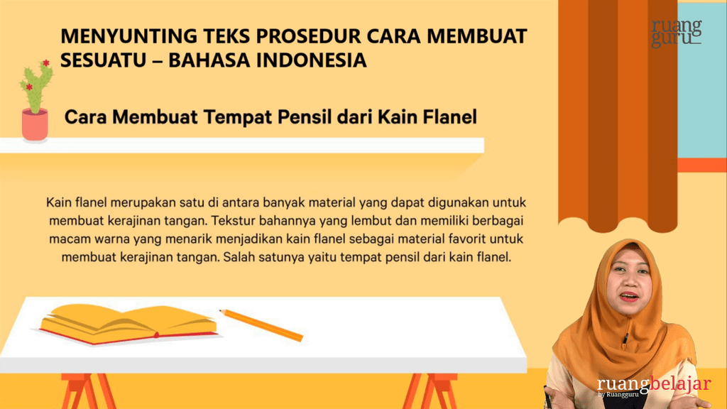 Video Belajar Menyunting Teks Prosedur Cara Membuat Sesuatu Bahasa ...