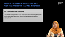 Analisis Kata Penghubung pada Teks Prosedur