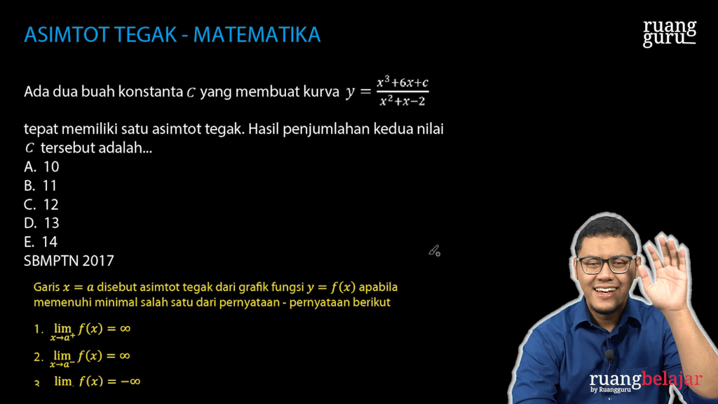 Video belajar Latihan Soal 20 Limit Matematika untuk Kelas 11