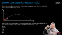 Latihan Soal Koordinat Tinggi (2)