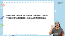 Analisis Unsur Intrinsik Amanat pada Teks Cerita Pendek