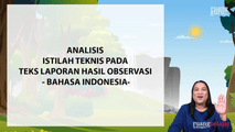 Analisis Istilah Teknis pada Teks Laporan Hasil Observasi