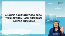 Analisis Gagasan Pokok pada Teks Laporan Hasil Observasi