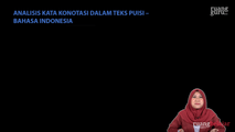 Analisis Kata Konotasi dalam Teks Puisi