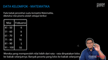 Latihan Soal 18 Statistika Deskriptif