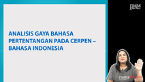 Analisis Unsur Intrinsik Gaya Bahasa Pertentangan pada Cerpen