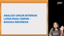 Analisis Unsur Intrinsik Latar pada Cerpen