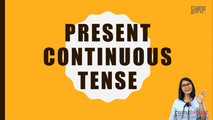 Present Continuous Tense Practice