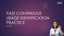 Past Continuous Usage Identification Practice