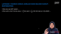 Latihan 1 Rumus Sinus Jumlah dan Selisih Sudut