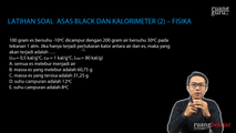 Latihan Soal Asas Black dan Kalorimeter (2)