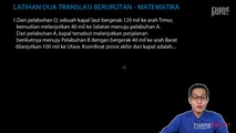 Latihan Dua Translasi Berurutan