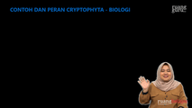 Contoh dan Peran Cryptophyta