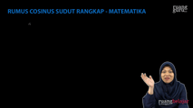 Rumus Cosinus Sudut Rangkap